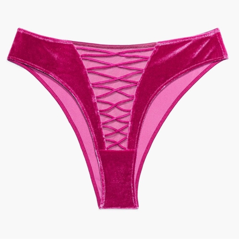 Savage X Fenty Purple Heat Velvet Vixen Brazilian Panty
